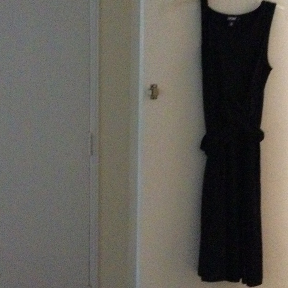 Black casual dress.  Soft and comfy
